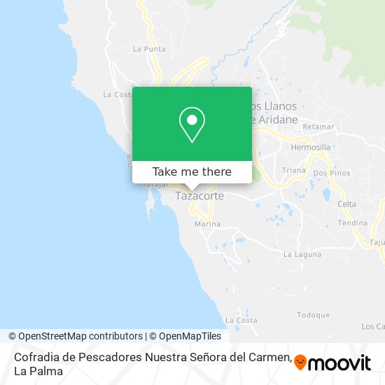 Cofradia de Pescadores Nuestra Señora del Carmen map