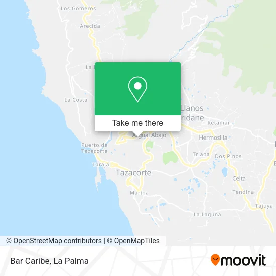 Bar Caribe map