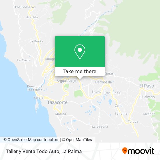 Taller y Venta Todo Auto map
