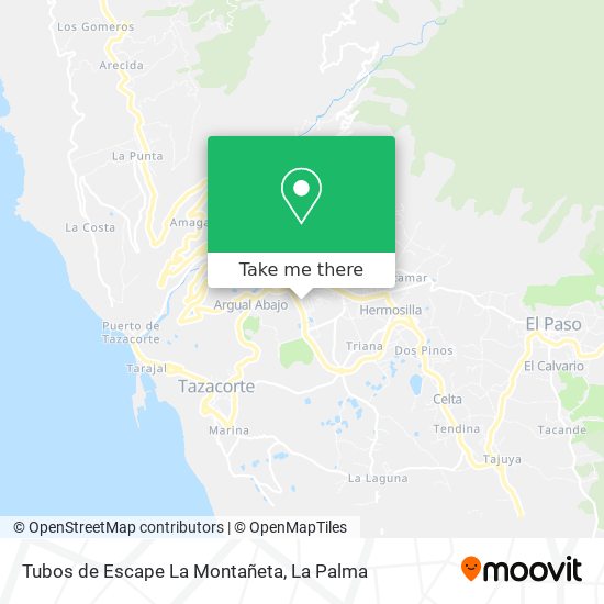 Tubos de Escape La Montañeta map