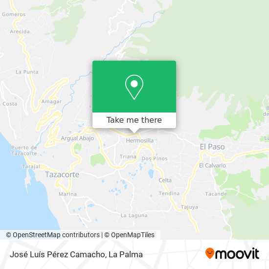 José Luís Pérez Camacho map