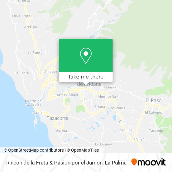 Rincón de la Fruta & Pasión por el Jamón map