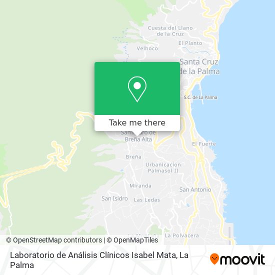 Laboratorio de Análisis Clínicos Isabel Mata map