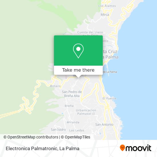 Electronica Palmatronic map