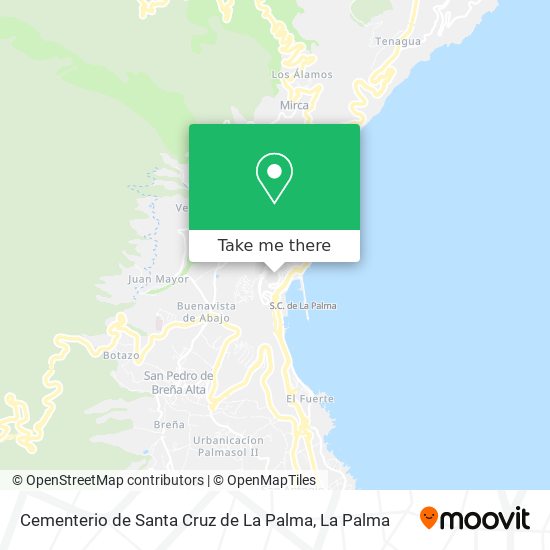 Cementerio de Santa Cruz de La Palma map