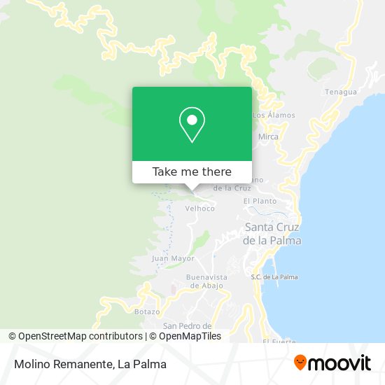 mapa Molino Remanente