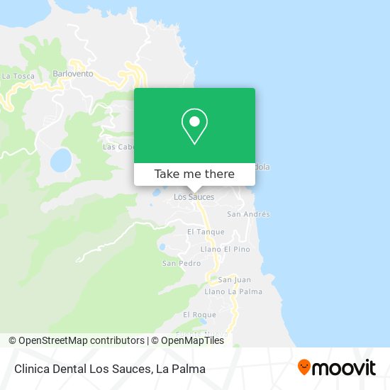 Clinica Dental Los Sauces map
