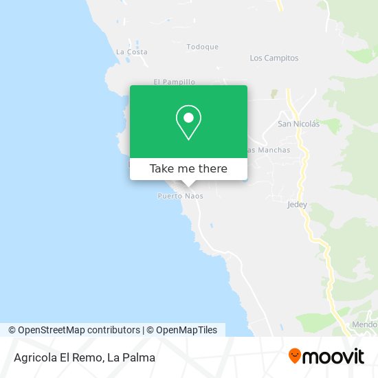 Agricola El Remo map