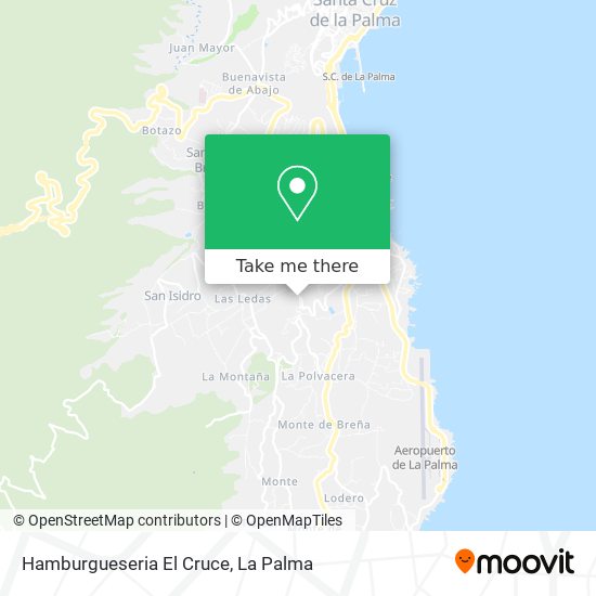 Hamburgueseria El Cruce map