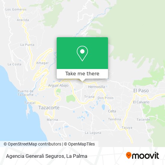 Agencia Generali Seguros map