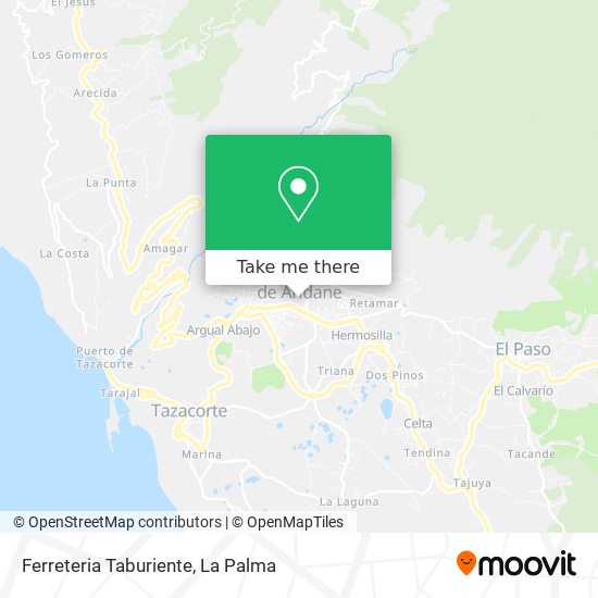 Ferreteria Taburiente map