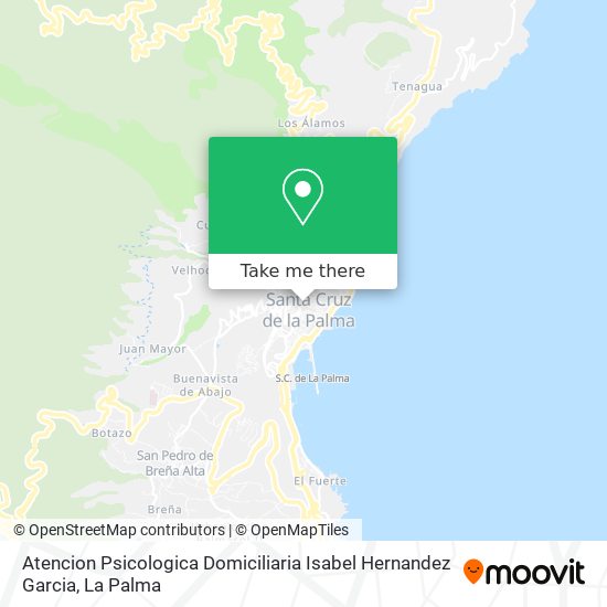 Atencion Psicologica Domiciliaria Isabel Hernandez Garcia map