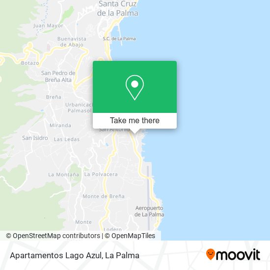 mapa Apartamentos Lago Azul