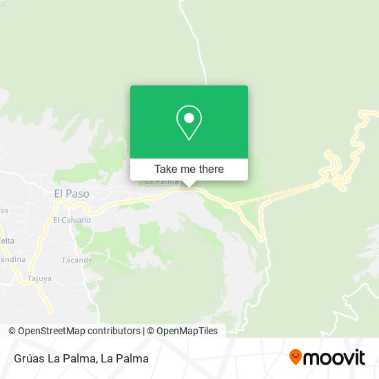 Grúas La Palma map