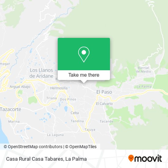 Casa Rural Casa Tabares map