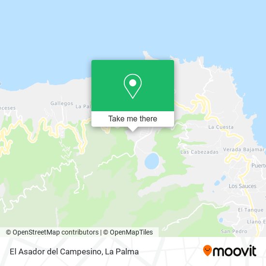 El Asador del Campesino map