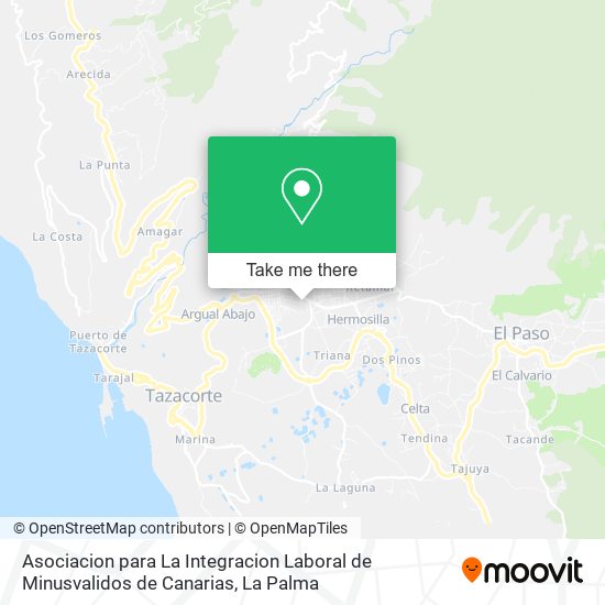 Asociacion para La Integracion Laboral de Minusvalidos de Canarias map