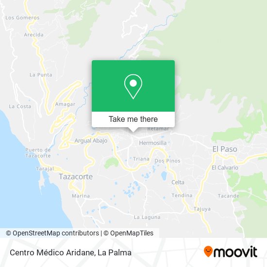 Centro Médico Aridane map