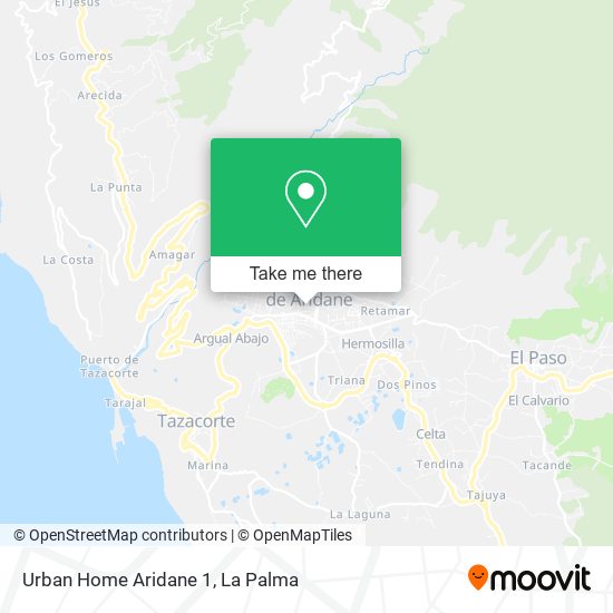 Urban Home Aridane 1 map