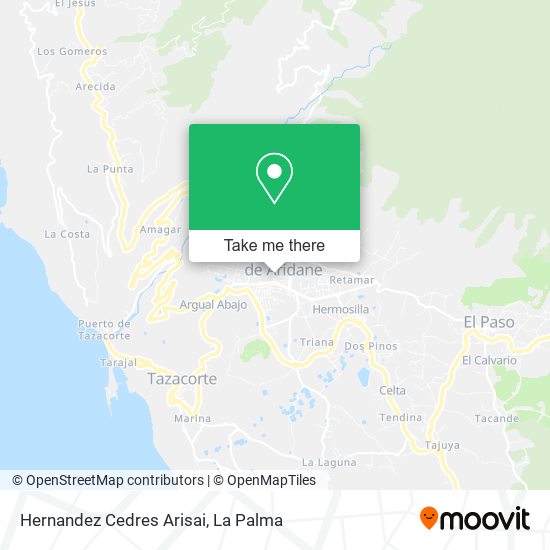 Hernandez Cedres Arisai map