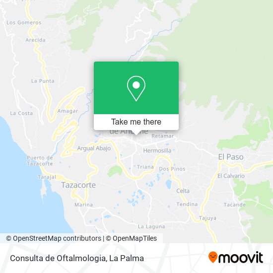 Consulta de Oftalmologia map
