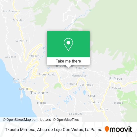 Tkasita Mimosa, Atico de Lujo Con Vistas map
