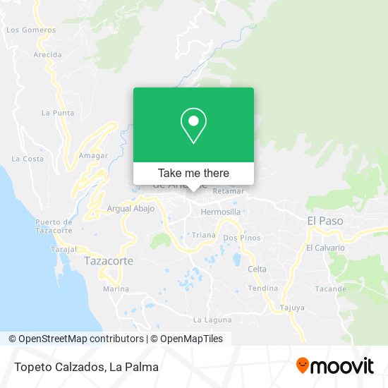 Topeto Calzados map