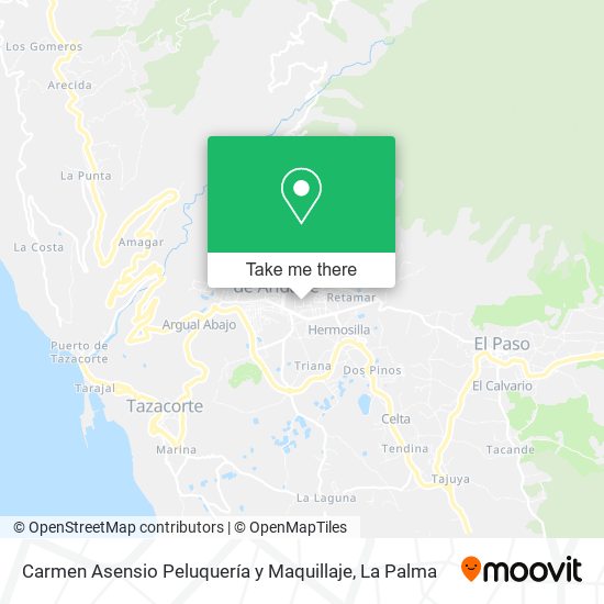 Carmen Asensio Peluquería y Maquillaje map