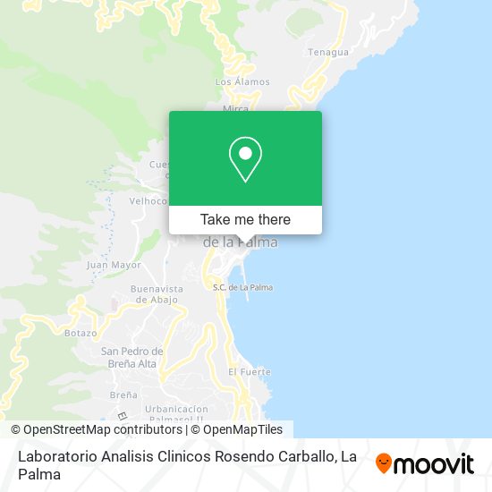 Laboratorio Analisis Clinicos Rosendo Carballo map