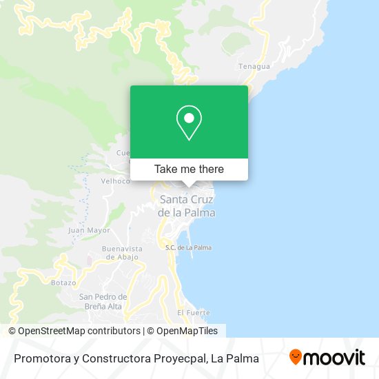 mapa Promotora y Constructora Proyecpal