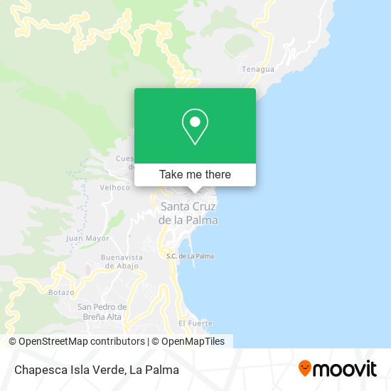 mapa Chapesca Isla Verde