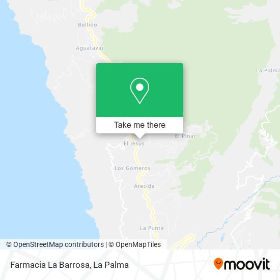 mapa Farmacia La Barrosa