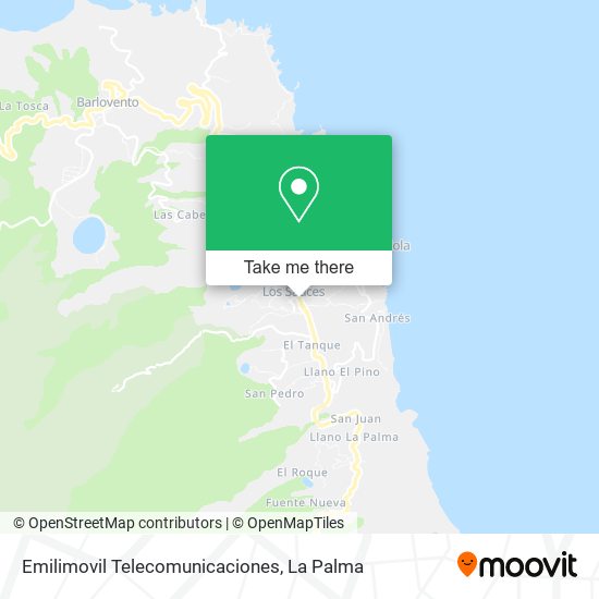 Emilimovil Telecomunicaciones map