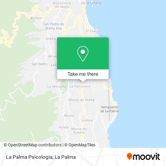 mapa La Palma Psicología