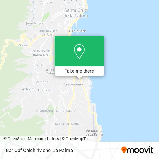 Bar Caf Chichiriviche map