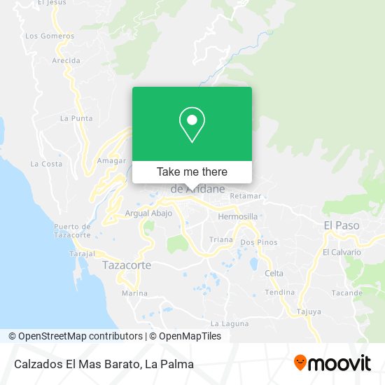 Calzados El Mas Barato map