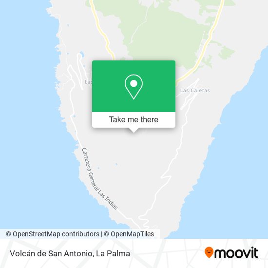 Volcán de San Antonio map