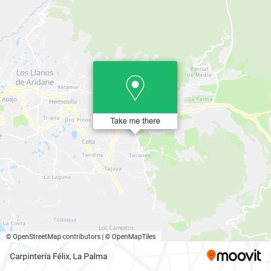 Carpintería Félix map
