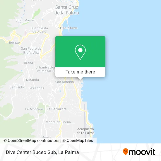 Dive Center Buceo Sub map