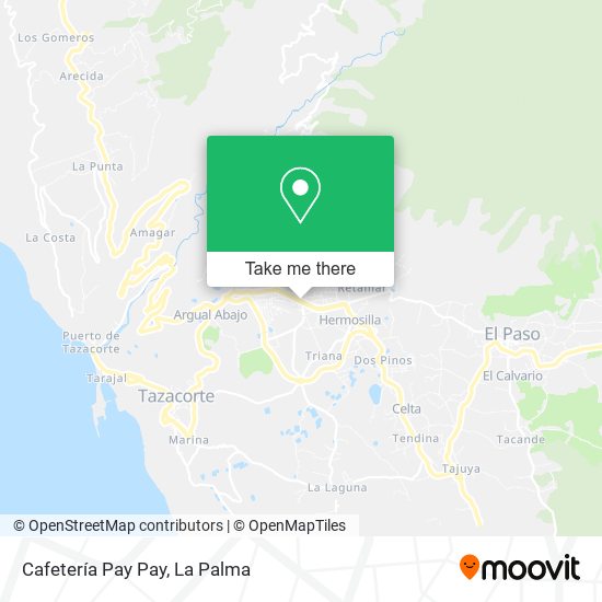 Cafetería Pay Pay map