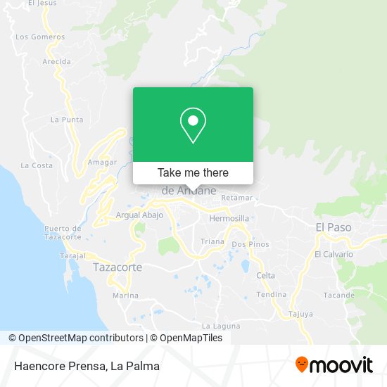 Haencore Prensa map