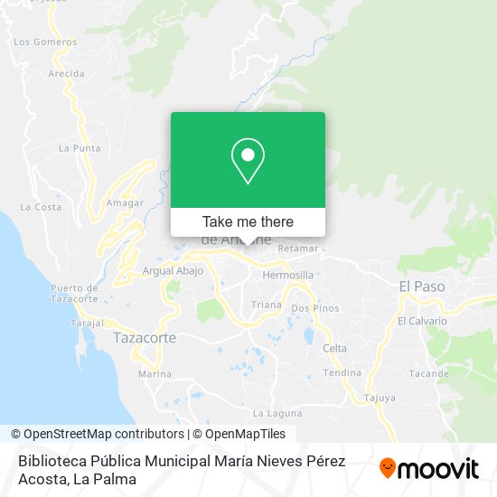 Biblioteca Pública Municipal María Nieves Pérez Acosta map