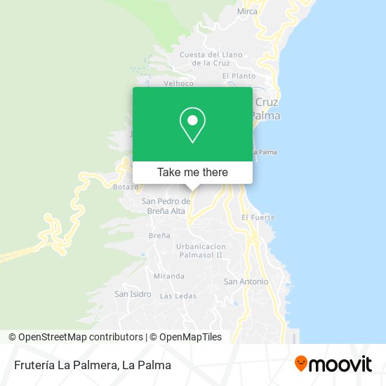 Frutería La Palmera map