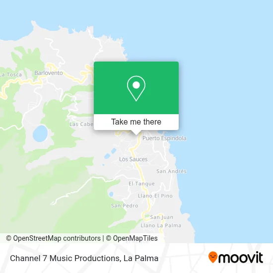 Channel 7 Music Productions map