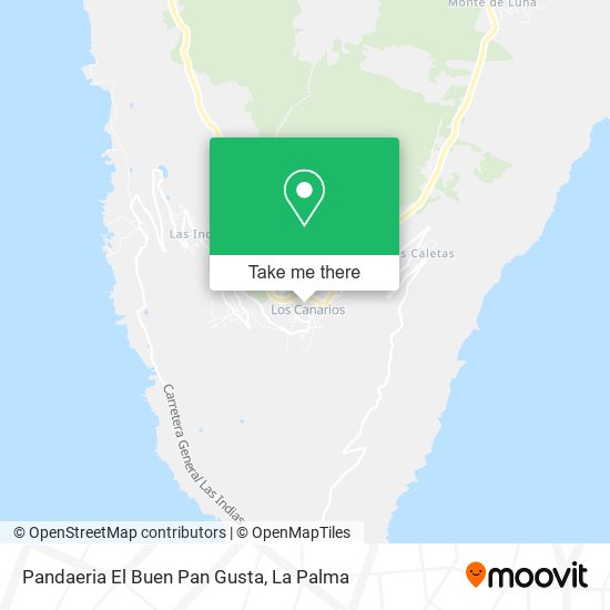 Pandaeria El Buen Pan Gusta map