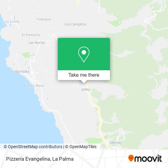 Pizzería Evangelina map