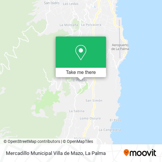Mercadillo Municipal Villa de Mazo map