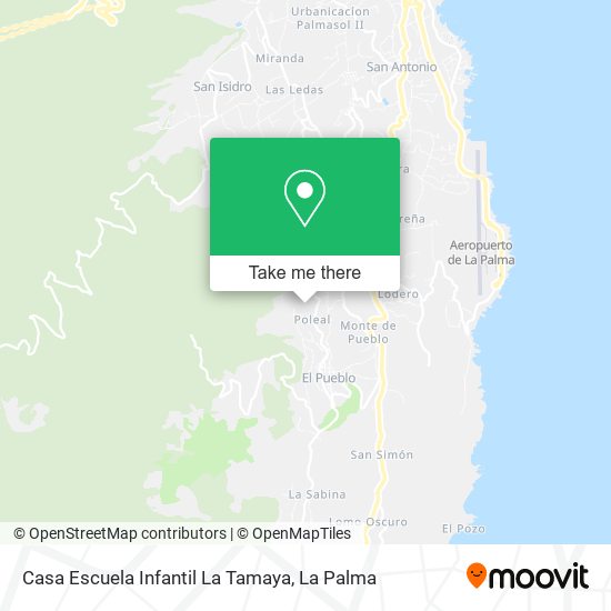 Casa Escuela Infantil La Tamaya map