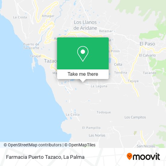 Farmacia Puerto Tazaco map