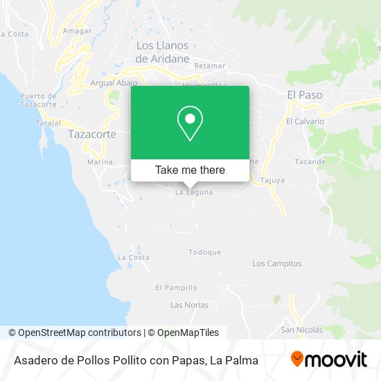Asadero de Pollos Pollito con Papas map